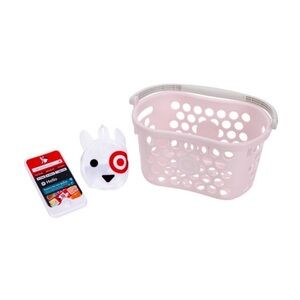 Pink Target Toy Shopping Basket